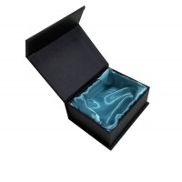 Custom Luxury Printed Gift Box Hair and Eyelash Accessories Extension Cardboard Magnetic Packaging Box With Ribbon